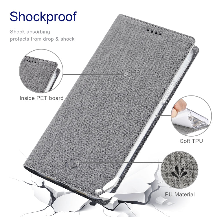 For iPhone 15 Pro Max ViLi DMX Series Shockproof TPU + PU Leather Magnetic Attraction Horizontal Flip Case(Grey) - iPhone 15 Pro Max Cases by ViLi | Online Shopping South Africa | PMC TechLife | Buy Now Pay Later Mobicred