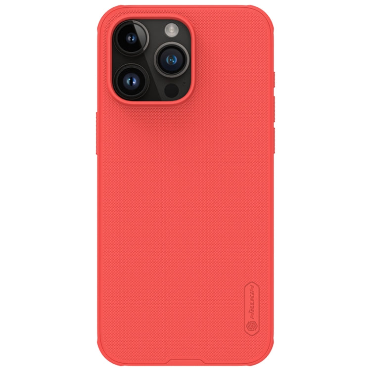 For iPhone 15 Pro Max NILLKIN Frosted Shield Pro PC + TPU Phone Case(Red) - iPhone 15 Pro Max Cases by NILLKIN | Online Shopping South Africa | PMC Jewellery