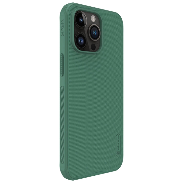 For iPhone 15 Pro Max NILLKIN Frosted Shield Pro PC + TPU Phone Case(Green) - iPhone 15 Pro Max Cases by NILLKIN | Online Shopping South Africa | PMC Jewellery