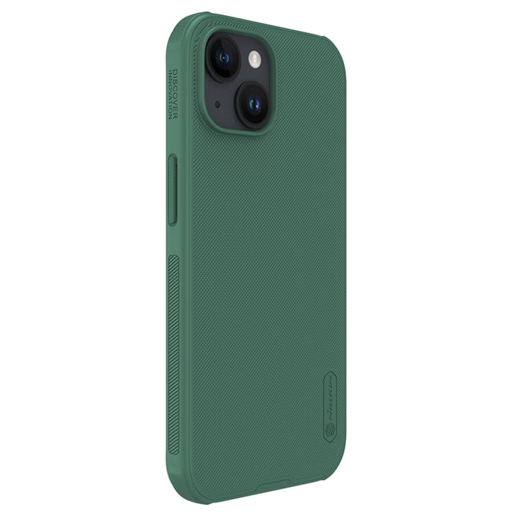 For iPhone 15 NILLKIN Frosted Shield Pro PC + TPU Phone Case(Green) - free shipping - PMC TechLife - Order now!