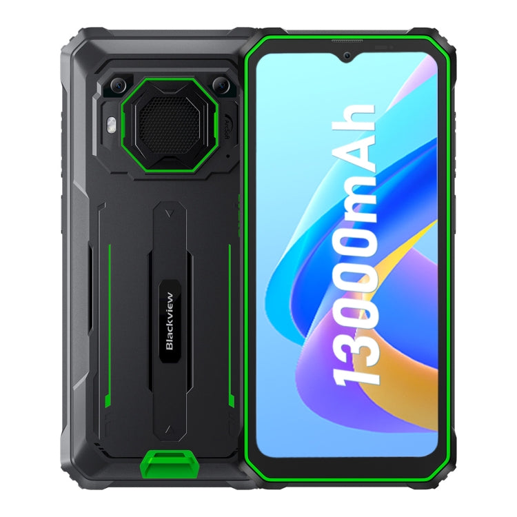 Blackview BV6200 Pro, 6GB+128GB, IP68/IP69K/MIL-STD-810H, 6.56 inch Android 13 MediaTek Helio P35 Octa Core, Network: 4G, OTG(Green) - Blackview by Blackview | Online Shopping South Africa | PMC Jewellery | Buy Now Pay Later Mobicred