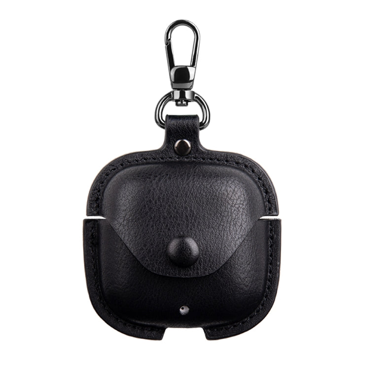 For Huawei FreeBuds SE 2 / SE 3 Leather TWS Earphone Protective Case with Hook(Black) - free shipping - PMC TechLife - Order now!