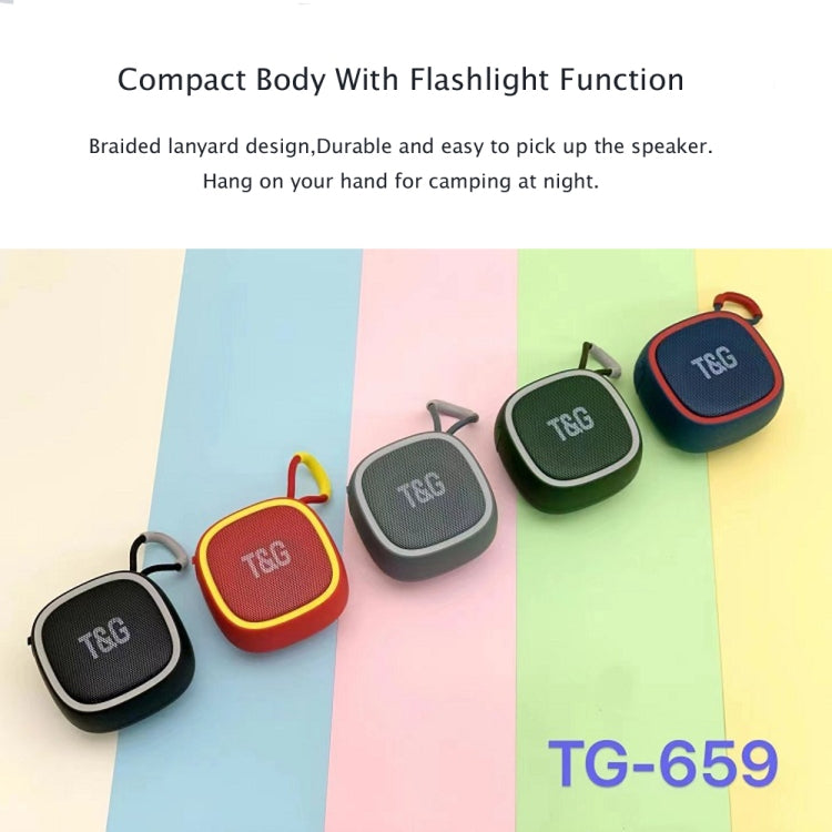 T&G TG659 Outdoor Portable TWS Mini Bluetooth Speaker(Dark Green) - Mini Speaker by T&G | Online Shopping South Africa | PMC TechLife
