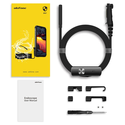 Ulefone Endoscope E1 IP67 Waterproof 3 in 1 Endoscope for Ulefone Power Armor 21 / 19 / 18T / 16 Pro / 13 / Armor Pad(Black) -  by Ulefone | Online Shopping South Africa | PMC Jewellery | Buy Now Pay Later Mobicred