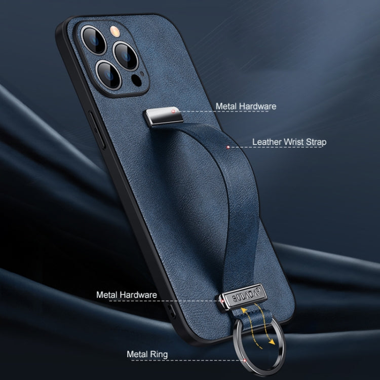 For iPhone 15 Pro Max SULADA Tide Cool Series PC + Leather Texture Skin Feel Phone Case(Red) - iPhone 15 Pro Max Cases by SULADA | Online Shopping South Africa | PMC TechLife | Buy Now Pay Later Mobicred