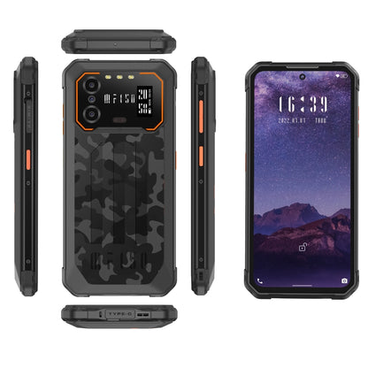 IIIF150 B2, IP68/69K / MIL-STD-810H, Side Fingerprint, Night Vision, 6.5 inch Android 13 UMS9230 Octa Core, Network: 4G, NFC, OTG 6GB+256GB(Black Orange) - Other by IIIF150 | Online Shopping South Africa | PMC Jewellery | Buy Now Pay Later Mobicred