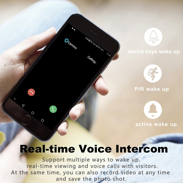 T30 Tuya Smart WiFi Visual Dingdong Doorbell with Battery Supports Two-Way Intercom & Night Vision(White) - free shipping - PMC TechLife - Order now!