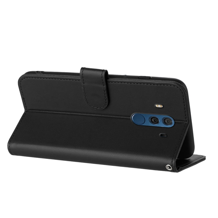 For Huawei Mate 10 Pro Datura Flower Embossed Flip Leather Phone Case(Black) - Huawei Cases by PMC TechLife | Online Shopping South Africa | PMC TechLife | Buy Now Pay Later Mobicred