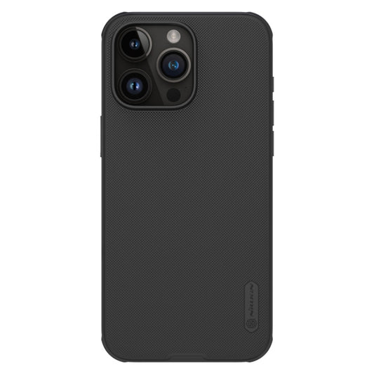 For iPhone 15 Pro Max NILLKIN Frosted Shield Pro Magnetic Magsafe Phone Case(Black) - iPhone 15 Pro Max Cases by NILLKIN | Online Shopping South Africa | PMC Jewellery | Buy Now Pay Later Mobicred