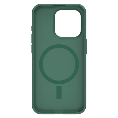 For iPhone 15 Pro NILLKIN Frosted Shield Pro Magnetic Magsafe Phone Case(Green) - iPhone 15 Pro Cases by NILLKIN | Online Shopping South Africa | PMC Jewellery | Buy Now Pay Later Mobicred