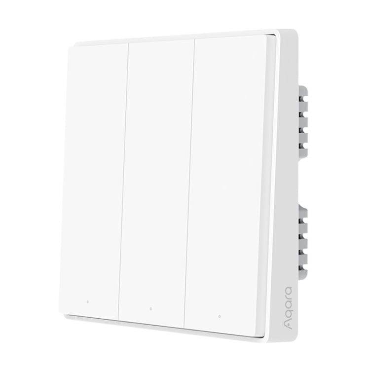 Original Xiaomi Youpin Aqara Smart Wall Switch D1, Zero FireWire Three Button Version - free shipping - PMC TechLife - Order now!