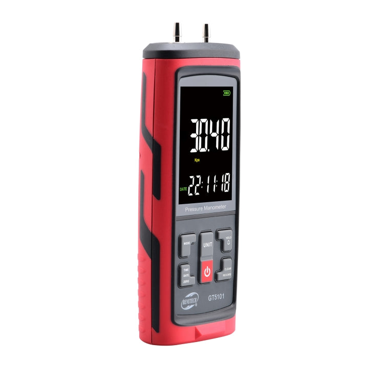 BENETECH GT5101 LCD Display Differential Pressure Meter, Specification:50KPa - free shipping - PMC TechLife - Order now!