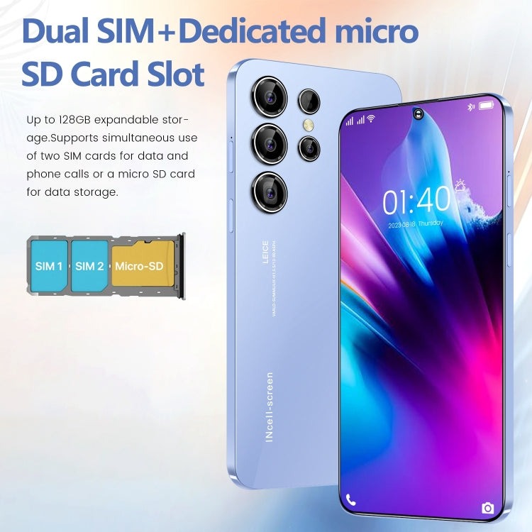 S23 Ultra / U19, 3GB+64GB, 6.53 inch Screen, Face ID & Side Fingerprint Identification, Android 9.1 MTK6753 Octa Core, Network: 4G, Dual SIM(Black) -  by PMC Jewellery | Online Shopping South Africa | PMC Jewellery | Buy Now Pay Later Mobicred