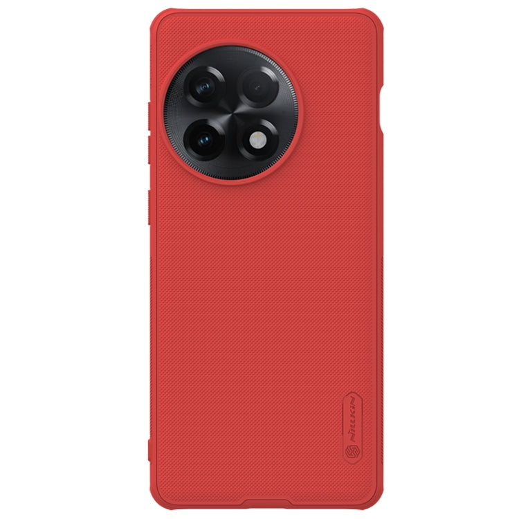 For OnePlus Ace 2 Pro NILLKIN Frosted Shield Pro PC + TPU Phone Case(Red) - OnePlus Cases by NILLKIN | Online Shopping South Africa | PMC Jewellery