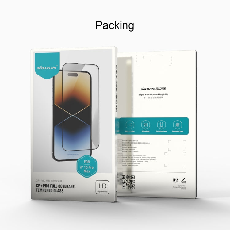 For iPhone 15 Pro Max NILLKIN CP+Pro Explosion-proof Tempered Glass Film - iPhone 15 Pro Max Tempered Glass by NILLKIN | Online Shopping South Africa | PMC TechLife