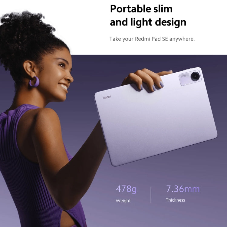 Xiaomi Redmi Pad SE 11 inch, 6GB+128GB, MIUI Pad 14 OS Qualcomm Snapdragon 680 Octa Core, Not Support Google Play(Grey) - Other by Xiaomi | Online Shopping South Africa | PMC Jewellery | Buy Now Pay Later Mobicred