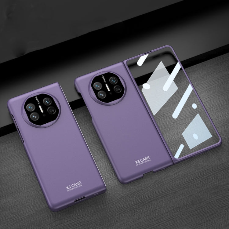 For Huawei Mate X5 GKK Integrated Ultra-thin Full Coverage Phone Flip Case(Purple) - Huawei Cases by GKK | Online Shopping South Africa | PMC TechLife | Buy Now Pay Later Mobicred