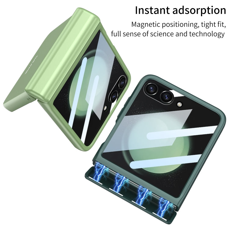 For Samsung Galaxy Z Flip5 GKK Integrated Full Coverage Folding Phone Case(Green) - Galaxy Z Flip5 Cases by GKK | Online Shopping South Africa | PMC Jewellery | Buy Now Pay Later Mobicred