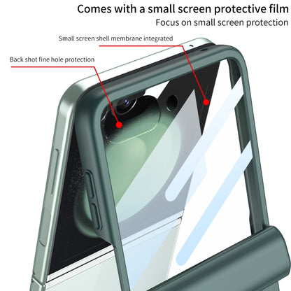 For Samsung Galaxy Z Flip5 GKK Integrated Full Coverage Folding Phone Case(Green) - Galaxy Z Flip5 Cases by GKK | Online Shopping South Africa | PMC Jewellery | Buy Now Pay Later Mobicred