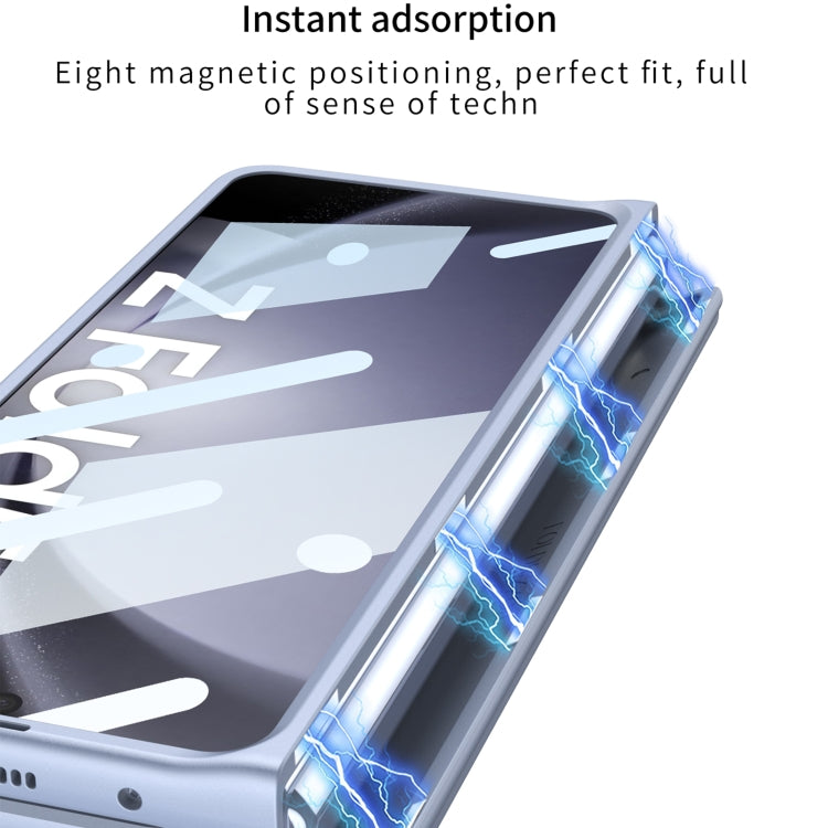 For Samsung Galaxy Z Fold5 5G GKK Integrated Fold Hinge Phone Case with Pen Slots, No Include Pen(Black+Red) - Galaxy Z Fold5 Cases by GKK | Online Shopping South Africa | PMC TechLife | Buy Now Pay Later Mobicred