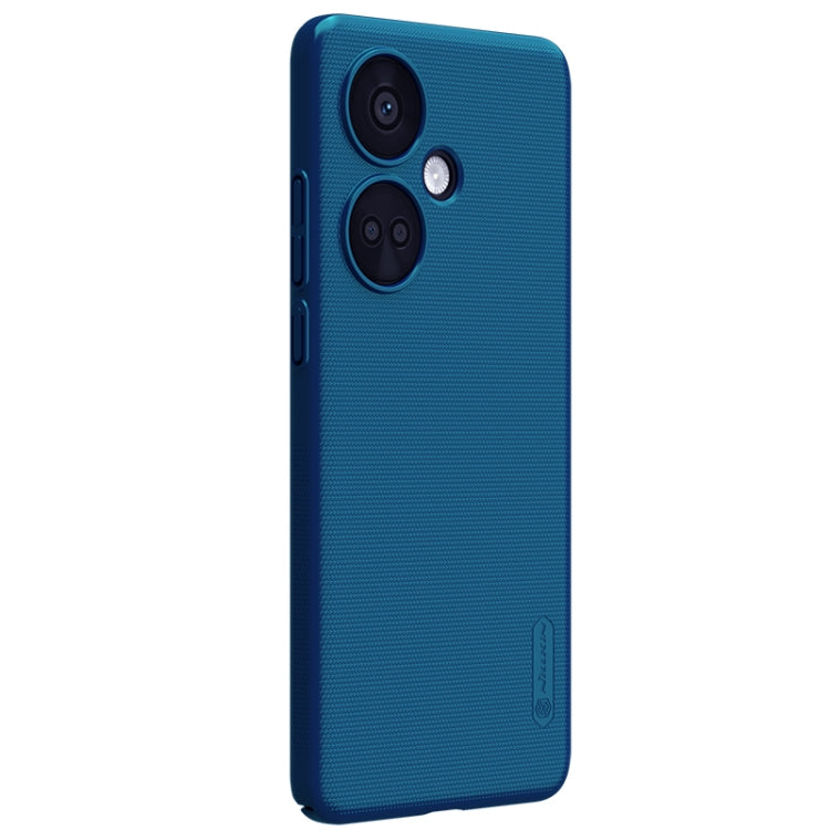 For OnePlus Nord CE3 5G NILLKIN Frosted PC Phone Case(Blue) - OnePlus Cases by NILLKIN | Online Shopping South Africa | PMC Jewellery | Buy Now Pay Later Mobicred