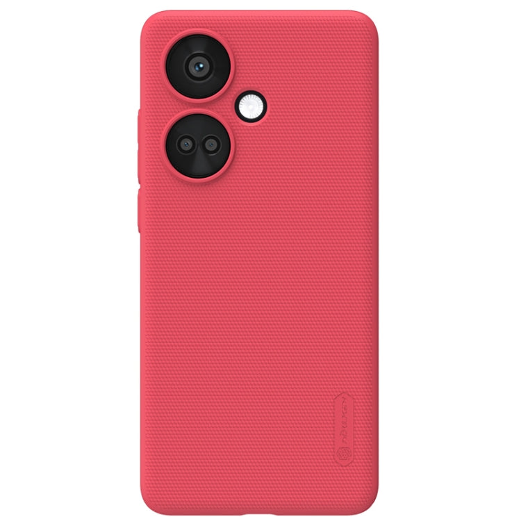 For OnePlus Nord CE3 5G NILLKIN Frosted PC Phone Case(Red) - OnePlus Cases by NILLKIN | Online Shopping South Africa | PMC Jewellery | Buy Now Pay Later Mobicred