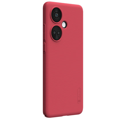 For OnePlus Nord CE3 5G NILLKIN Frosted PC Phone Case(Red) - OnePlus Cases by NILLKIN | Online Shopping South Africa | PMC Jewellery | Buy Now Pay Later Mobicred