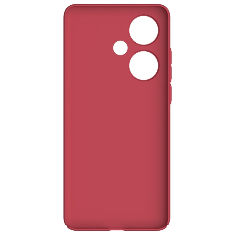 For OnePlus Nord CE3 5G NILLKIN Frosted PC Phone Case(Red) - OnePlus Cases by NILLKIN | Online Shopping South Africa | PMC Jewellery | Buy Now Pay Later Mobicred