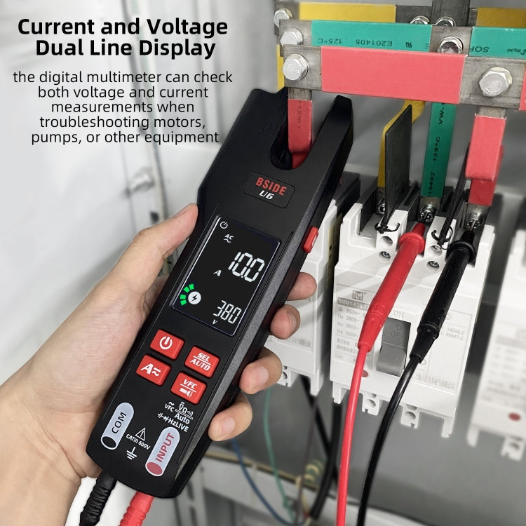 BSIDE U6 AC/DC Clamp-on Infrared Temperature Measurement Multimeter - free shipping - PMC TechLife - Order now!