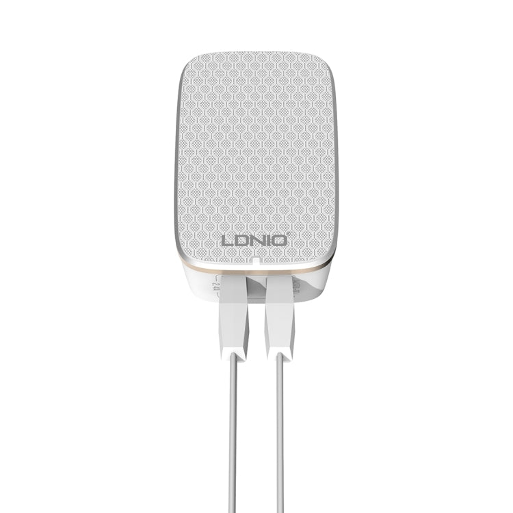 LDNIO A2204 2 in 1 12W Dual USB Interface Travel Charger Mobile Phone Charger with Type-C / USB-C Data Cable, AU Plug - free shipping - PMC TechLife - Order now!