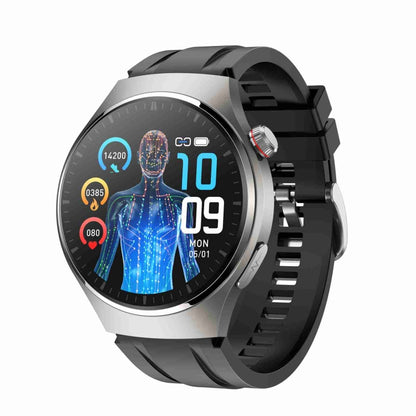 MT200 1.43 inch AMOLED IP67 Smart Call Watch, Support ECG/Body Temperature/Blood Glucose Monitoring(Silver) - Smart Watches by PMC Jewellery | Online Shopping South Africa | PMC Jewellery