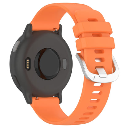 For Garmin vivoactive 5 / Active 5 20mm Silicone Watch Band(Orange) - Watch Bands by PMC Jewellery | Online Shopping South Africa | PMC Jewellery