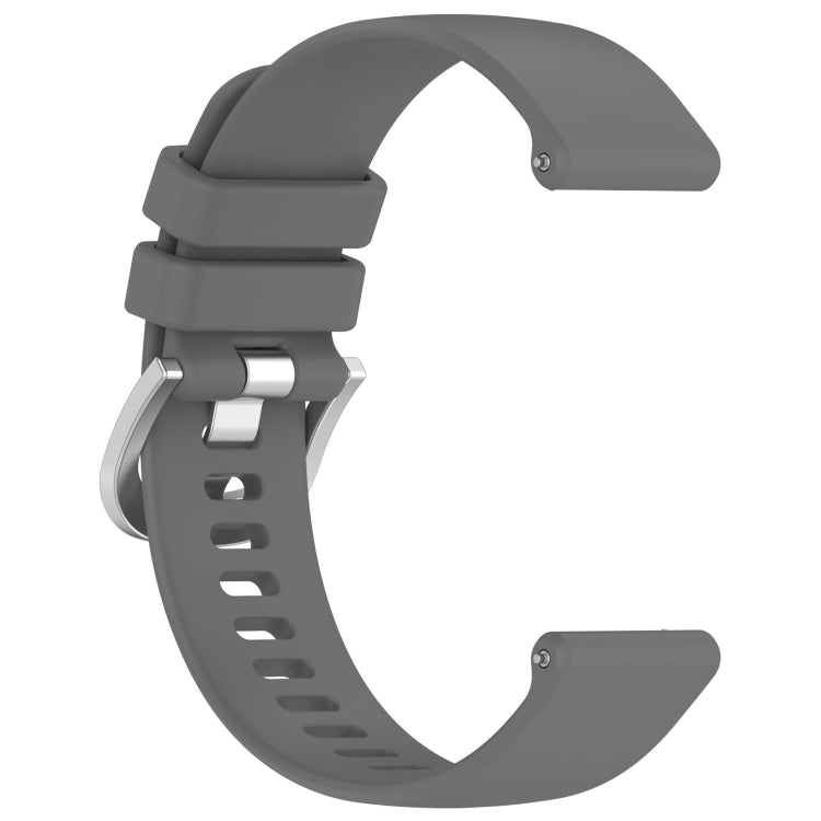 For Garmin vivoactive 5 / Active 5 20mm Silicone Watch Band(Dark Grey) - Watch Bands by PMC TechLife | Online Shopping South Africa | PMC TechLife