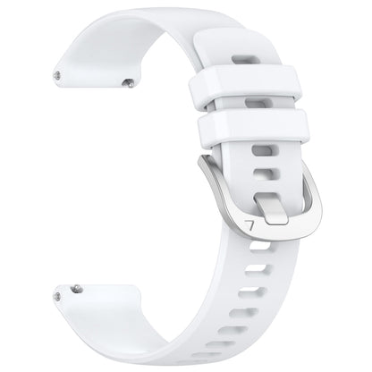 For Garmin vivoactive 5 / Active 5 20mm Silicone Watch Band(White) - Watch Bands by PMC Jewellery | Online Shopping South Africa | PMC Jewellery