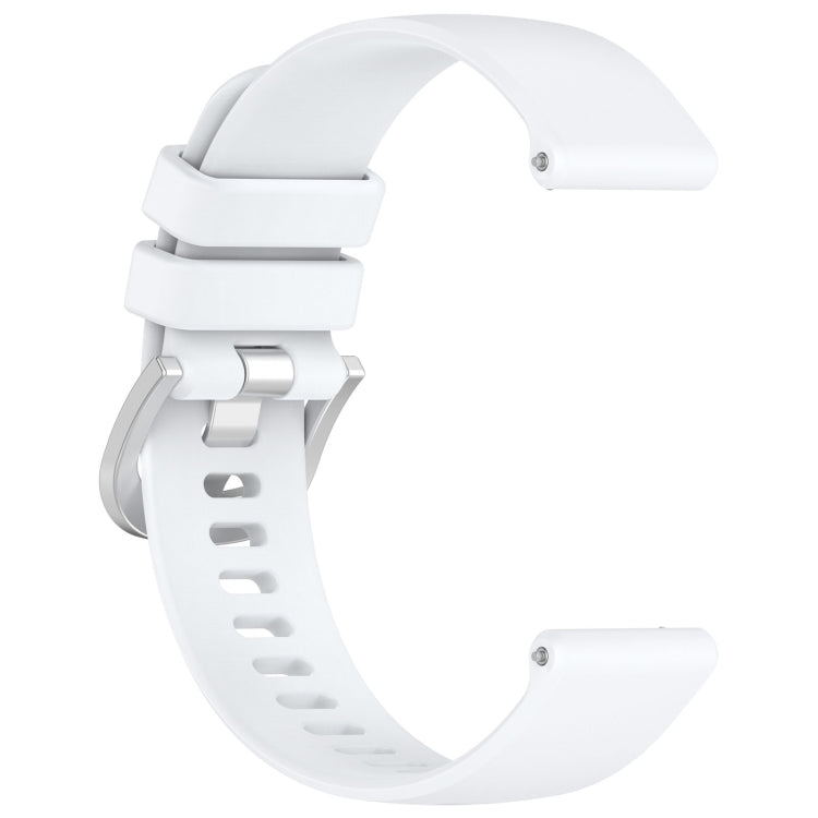 For Garmin vivoactive 5 / Active 5 20mm Silicone Watch Band(White) - Watch Bands by PMC TechLife | Online Shopping South Africa | PMC TechLife