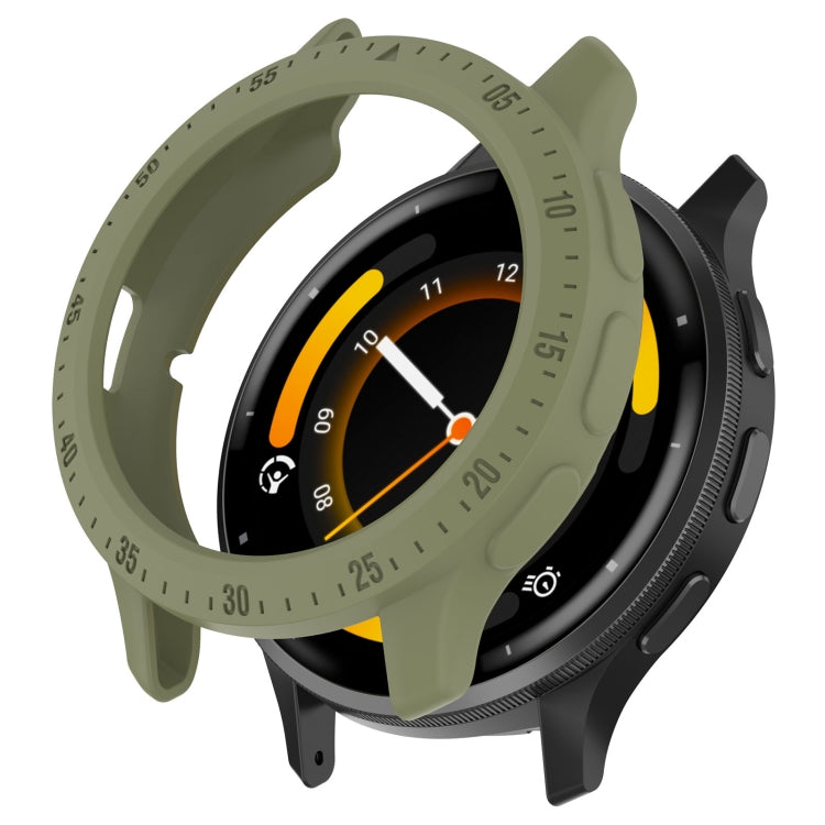 For Garmin Venu 3 Half Pack Hollow TPU Armor Watch Protective Case(Green) - Watch Cases by PMC Jewellery | Online Shopping South Africa | PMC Jewellery