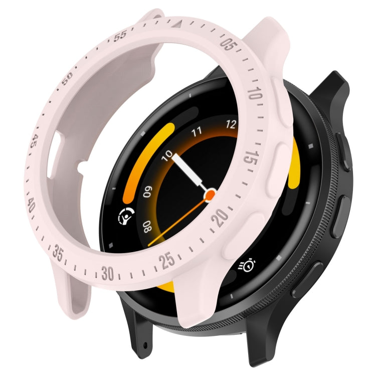 For Garmin Venu 3 Half Pack Hollow TPU Armor Watch Protective Case(Light Pink) - Watch Cases by PMC TechLife | Online Shopping South Africa | PMC TechLife