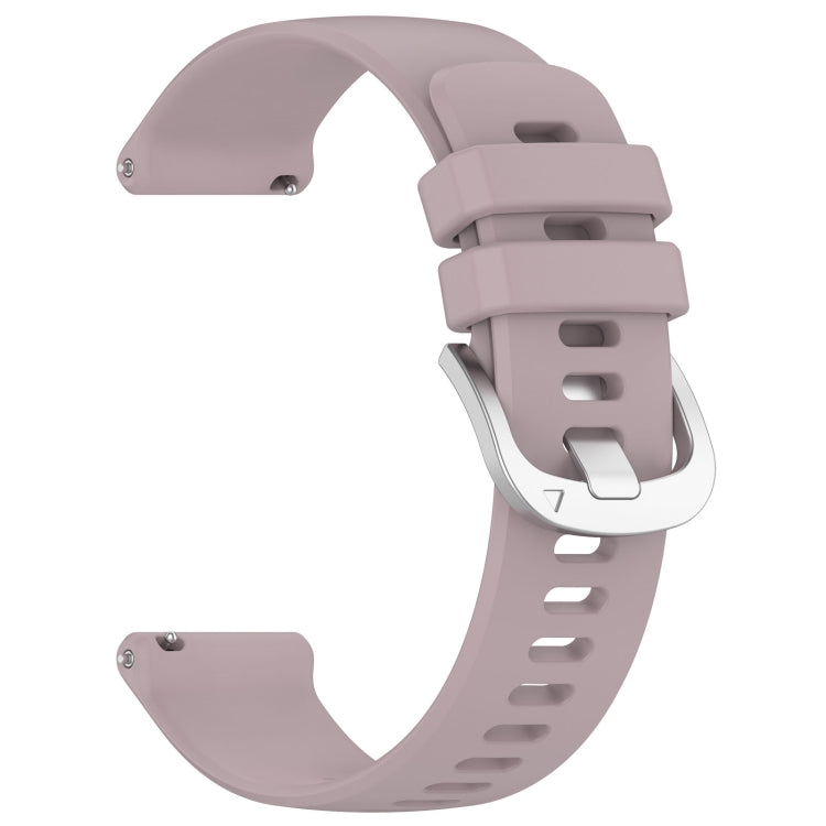 For Garmin Venu 3 Liquid Glossy Silver Buckle Silicone Watch Band(Purple) - Watch Bands by PMC Jewellery | Online Shopping South Africa | PMC Jewellery