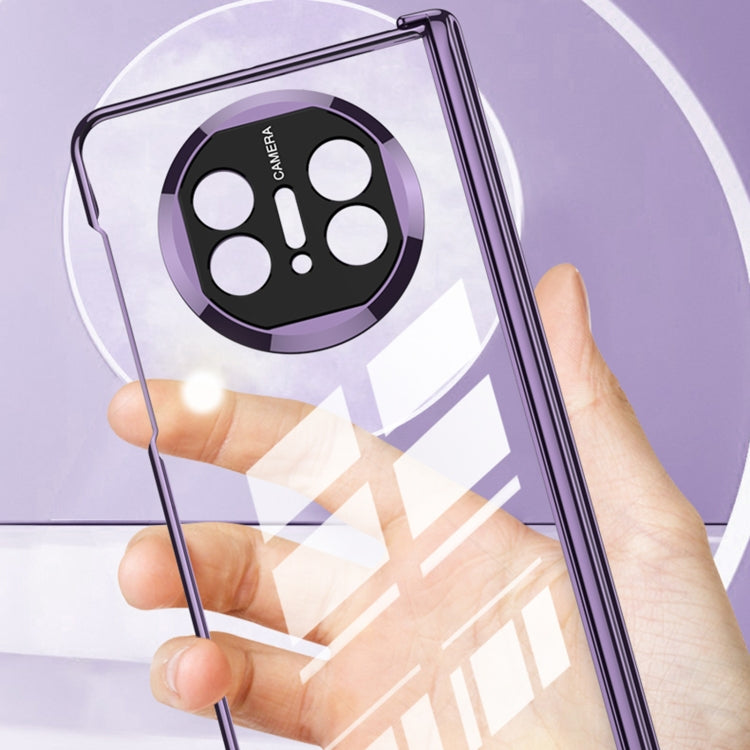 For Huawei Mate X5 GKK Integrated Magnetic Folding Phantom Privacy Phone Case(Green) - Huawei Cases by GKK | Online Shopping South Africa | PMC TechLife | Buy Now Pay Later Mobicred