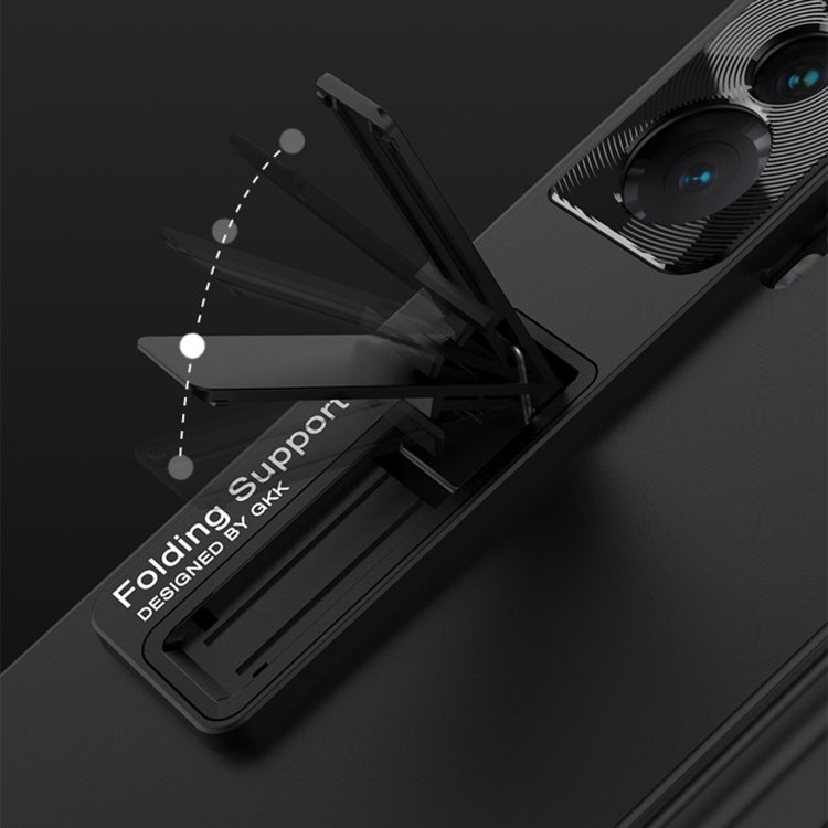 For Honor Magic VS GKK Integrated Magnetic Folding Hinge All-inclusive Phone Case(Black) - Honor Cases by GKK | Online Shopping South Africa | PMC TechLife | Buy Now Pay Later Mobicred