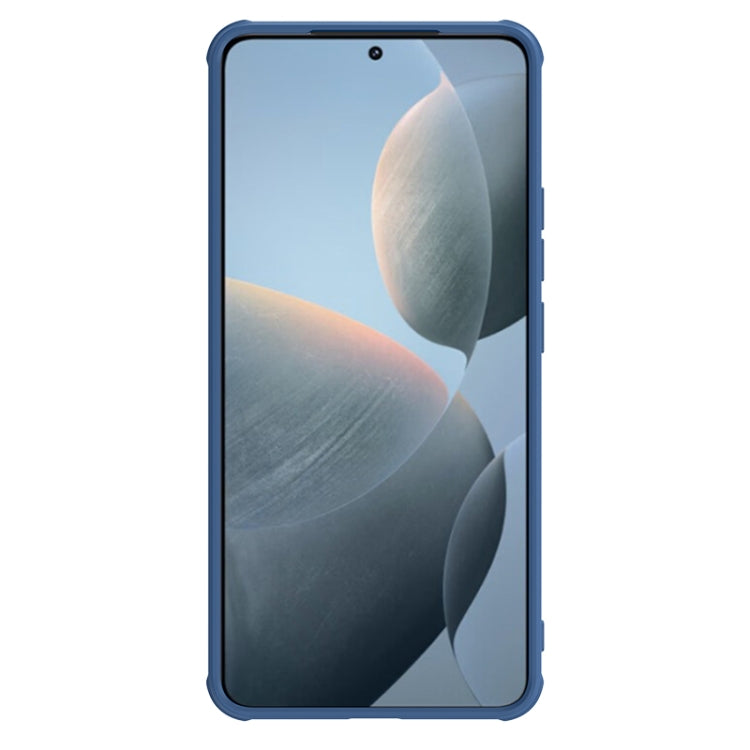 For Xiaomi Redmi K70/K70 Pro NILLKIN Black Mirror Prop CD Texture Mirror Phone Case(Blue) - K70 Pro Cases by NILLKIN | Online Shopping South Africa | PMC Jewellery | Buy Now Pay Later Mobicred