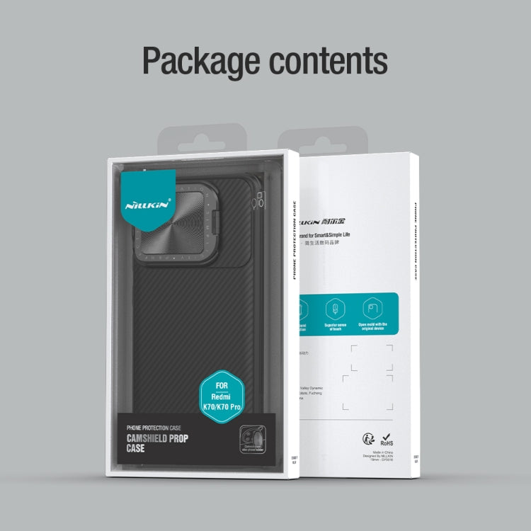 For Xiaomi Redmi K70/K70 Pro NILLKIN Black Mirror Prop CD Texture Mirror Phone Case(Blue) - free shipping - PMC TechLife - Order now!
