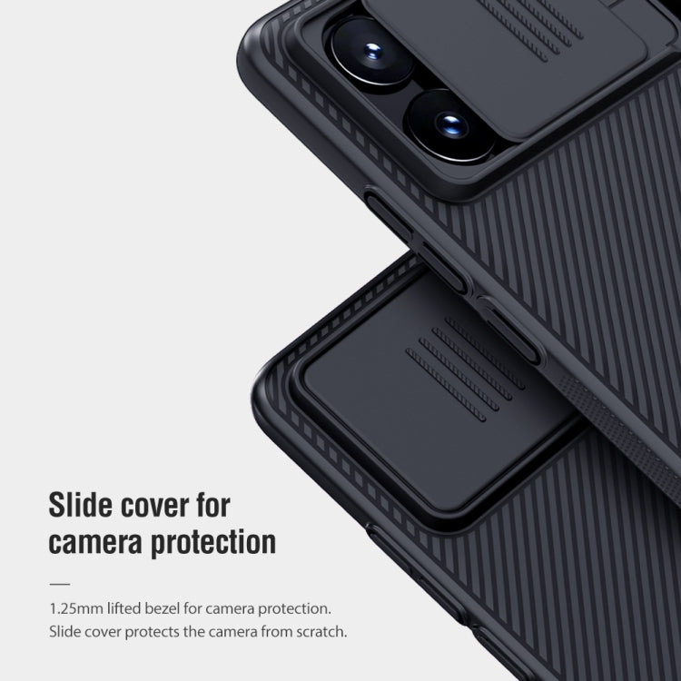 For Xiaomi Redmi K70E / Poco X6 Pro 5G NILLKIN Black Mirror Series Camshield PC Phone Case(Black) - K70E Cases by NILLKIN | Online Shopping South Africa | PMC Jewellery | Buy Now Pay Later Mobicred