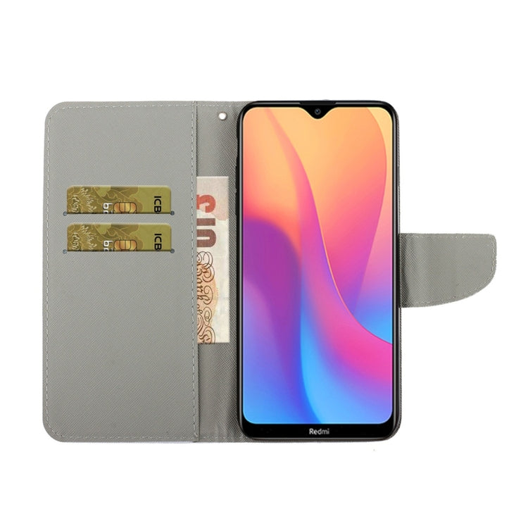 For Xiaomi Redmi 9A 3D Colored Drawing Horizontal Flip PU Leather Case with Holder & Card Slots & Wallet(Green Eyes) - Xiaomi Cases by PMC Jewellery | Online Shopping South Africa | PMC Jewellery