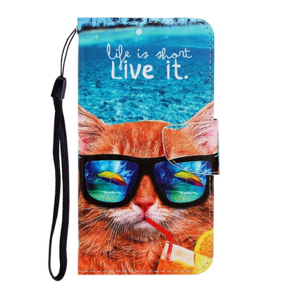 For Xiaomi Redmi 9A 3D Colored Drawing Horizontal Flip PU Leather Case with Holder & Card Slots & Wallet(Underwater Cat) - Xiaomi Cases by PMC Jewellery | Online Shopping South Africa | PMC Jewellery