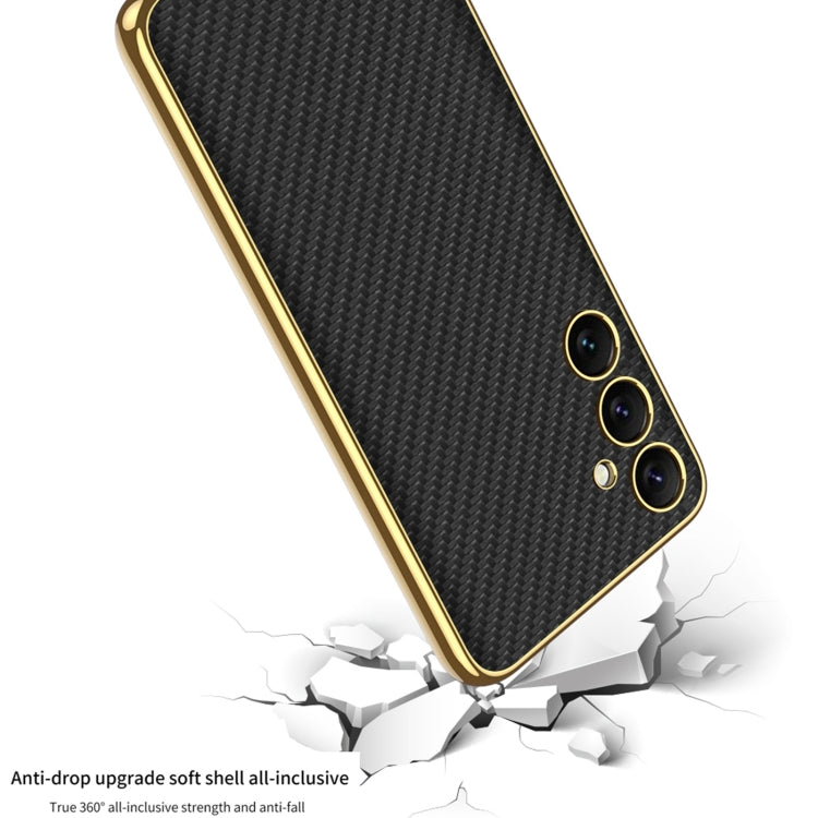 For Samsung Galaxy S24+ 5G GKK Plating TPU + Leather Full Coverage Phone Case(Green) - free shipping - PMC TechLife - Order now!