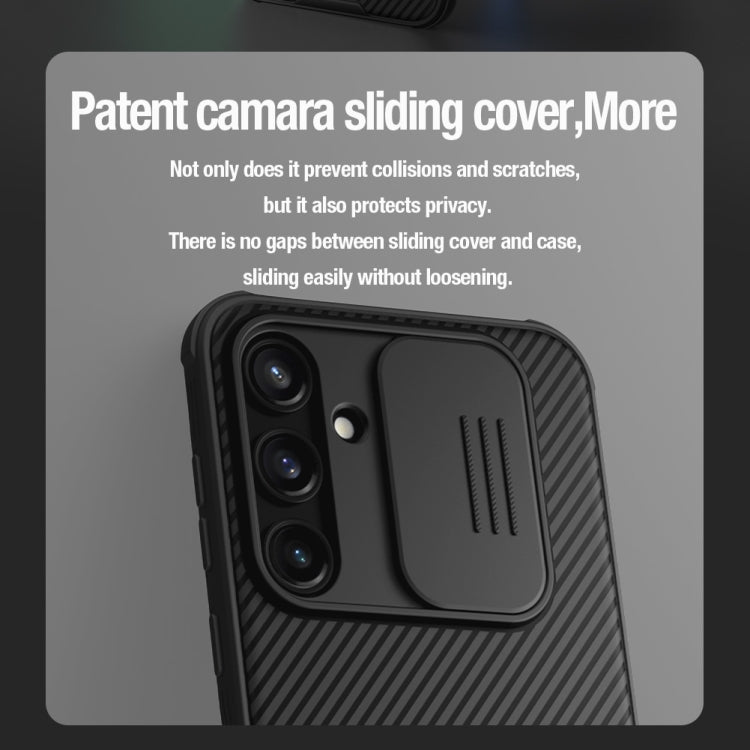 For Samsung Galaxy A35 NILLKIN Black Mirror Pro Series Camshield PC Phone Case(Black) - Galaxy Phone Cases by NILLKIN | Online Shopping South Africa | PMC Jewellery | Buy Now Pay Later Mobicred