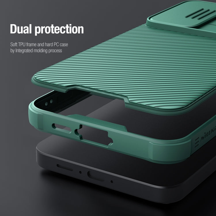 For Samsung Galaxy A55 NILLKIN Black Mirror Pro Series Camshield PC Phone Case(Blue) - free shipping - PMC TechLife - Order now!