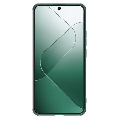 For Xiaomi 14 Pro NILLKIN Black Mirror Prop CD Texture Mirror Precise Hole Phone Case(Green) - 14 Pro Cases by NILLKIN | Online Shopping South Africa | PMC Jewellery | Buy Now Pay Later Mobicred