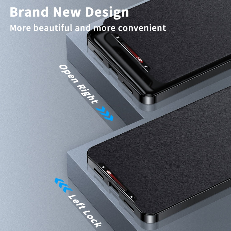 For Samsung Galaxy S23 Ultra 5G MagSafe Magnetic Plain Metal Phone Case(Black) - Galaxy S23 Ultra 5G Cases by PMC TechLife | Online Shopping South Africa | PMC TechLife